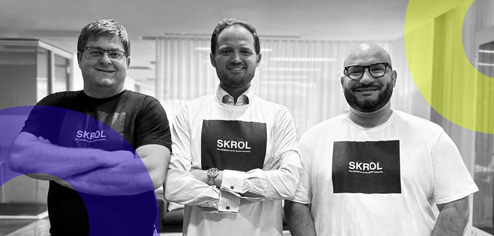 From left to right: Mitja Sadar (Co-Founder & CFO), Michael Cassau (Founder & CEO), Christopher Silva (Co-Founder & CTO)